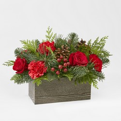 Christmas Cabin Bouquet from Parkway Florist in Pittsburgh PA